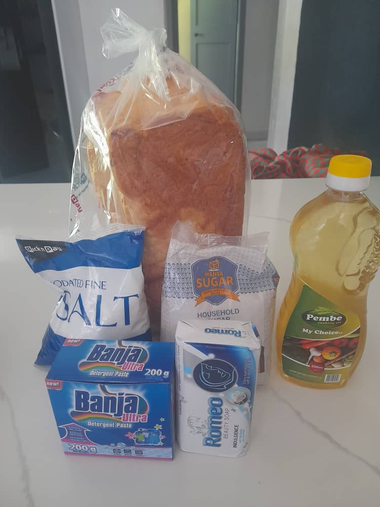 Some of the gift items during an outreach program in the community