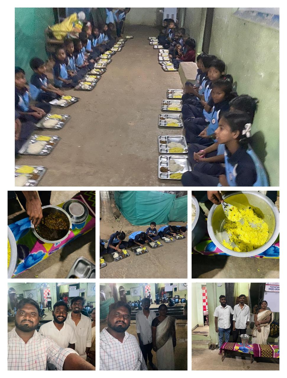 Distribution of gift items to the community